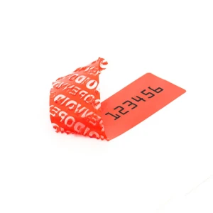 Etiquette de scellement New Generation 100x20 mm - Rouge